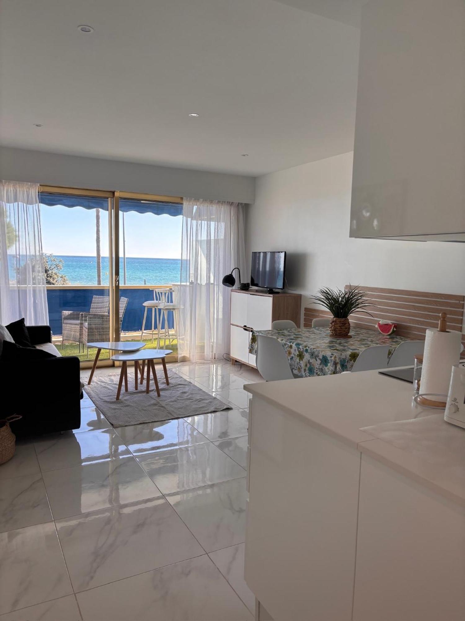 Front De Mer,Plage, Piscine, Parking Cagnes-sur-Mer Eksteriør billede