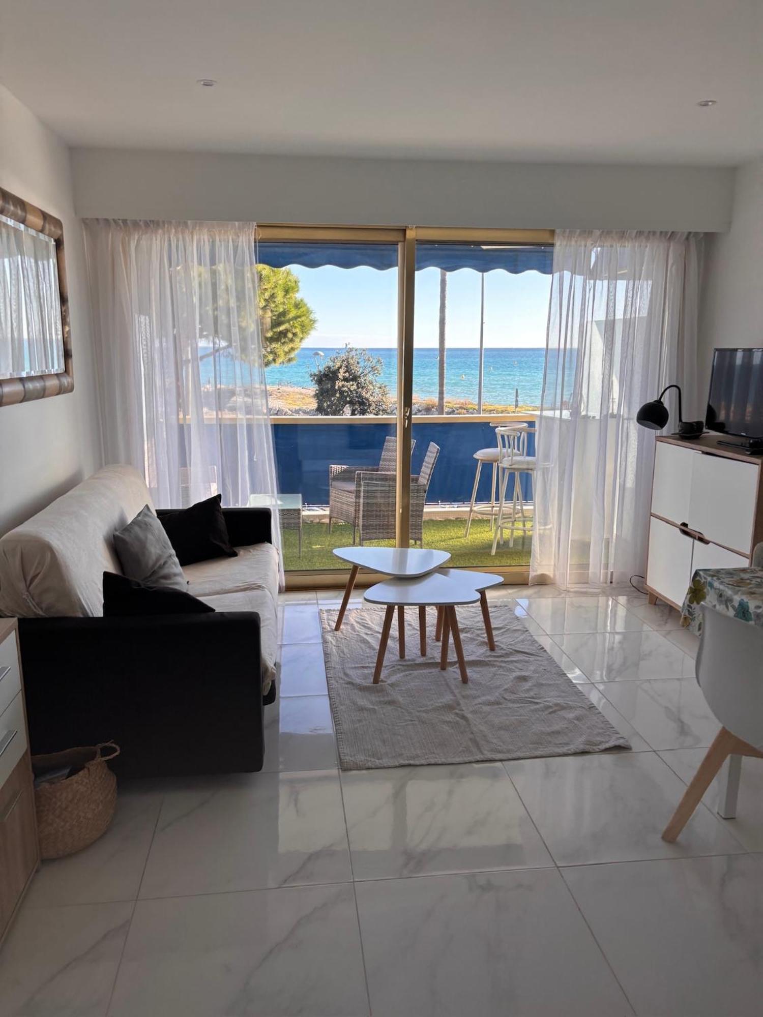 Front De Mer,Plage, Piscine, Parking Cagnes-sur-Mer Eksteriør billede